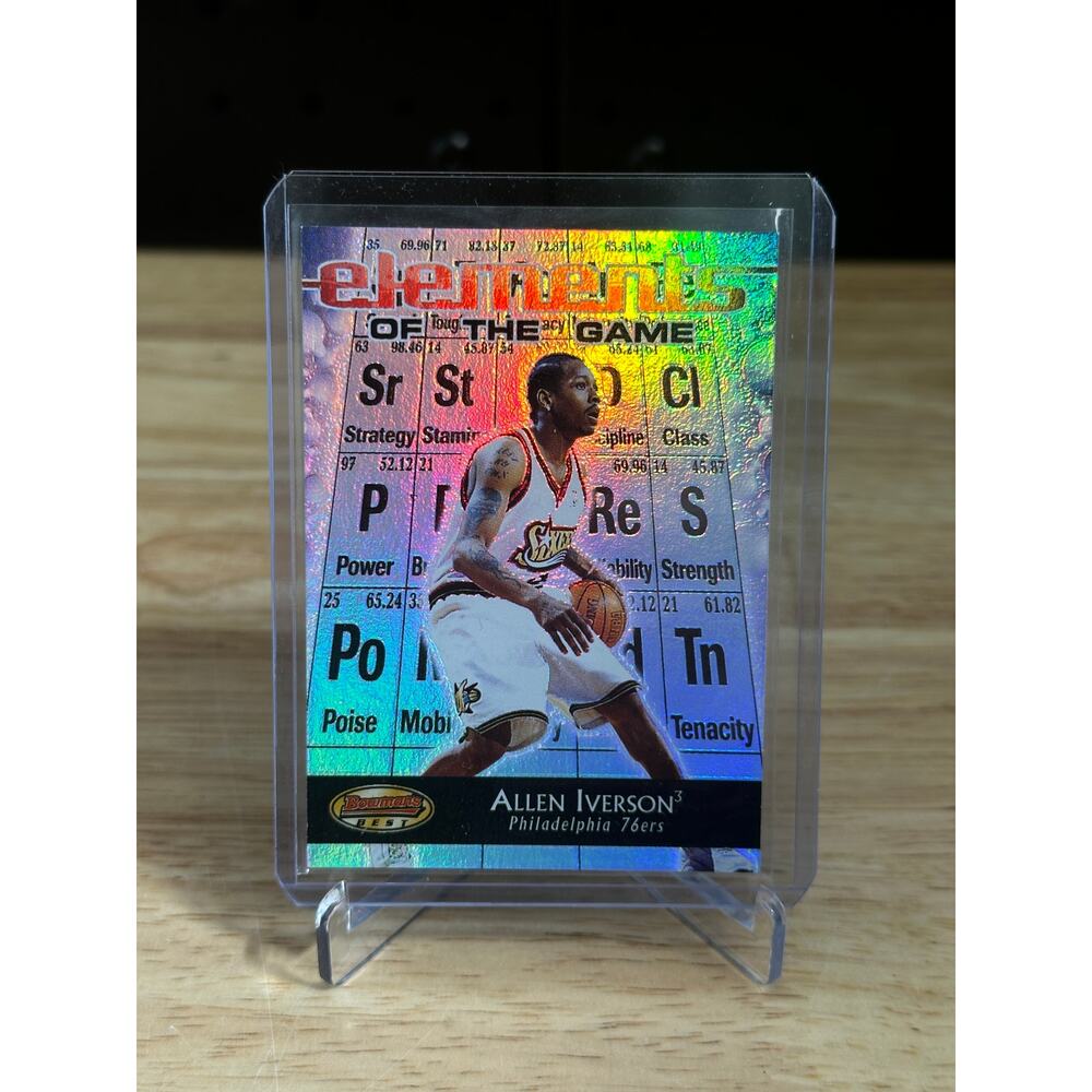 2000-01 Bowman's Best - Elements of the Game Allen Iverson #EG2